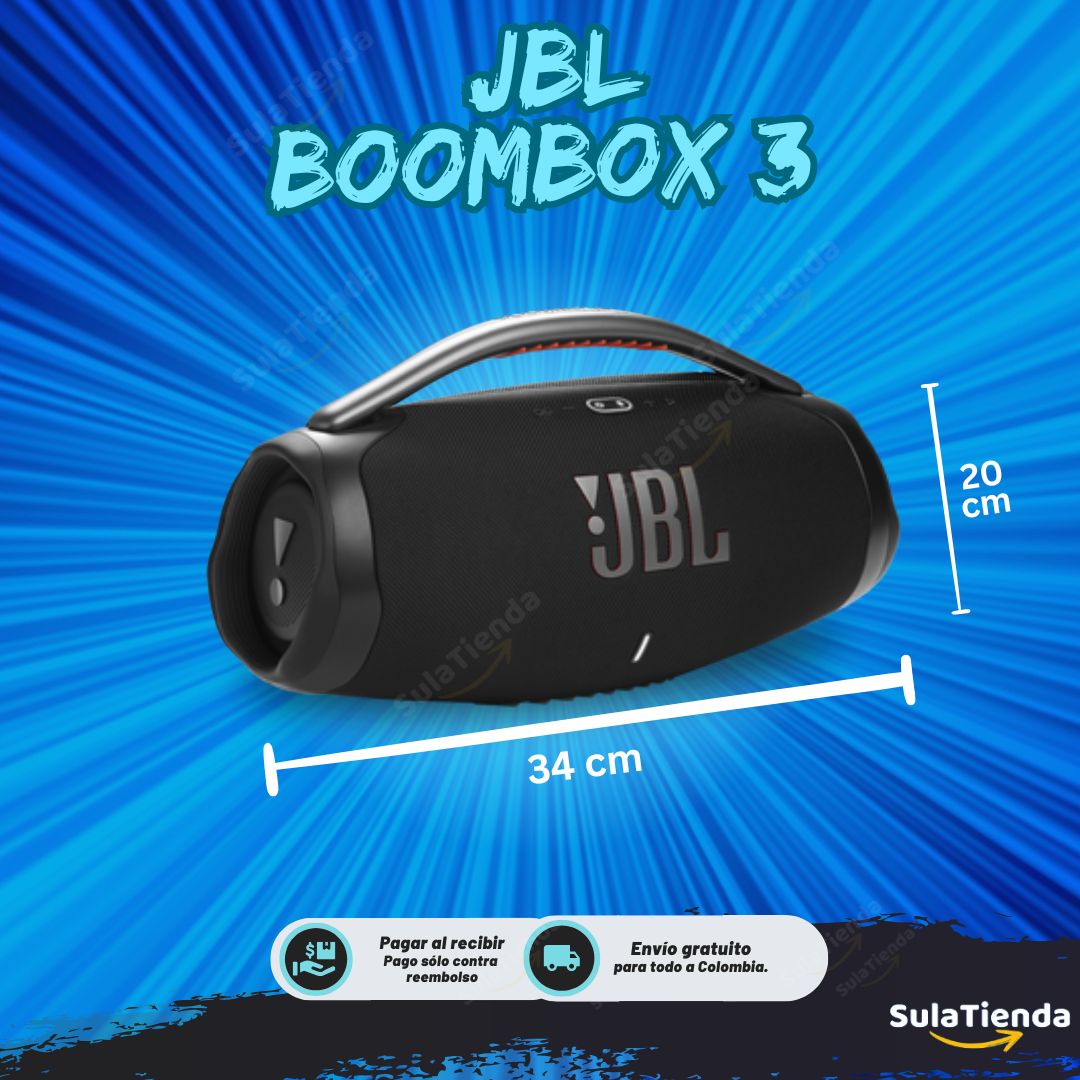 ÚLTIMA OFERTA BOOMBOX 3 PREMIUM GRANDE IMPORTADO - LIQUIDACIÓN